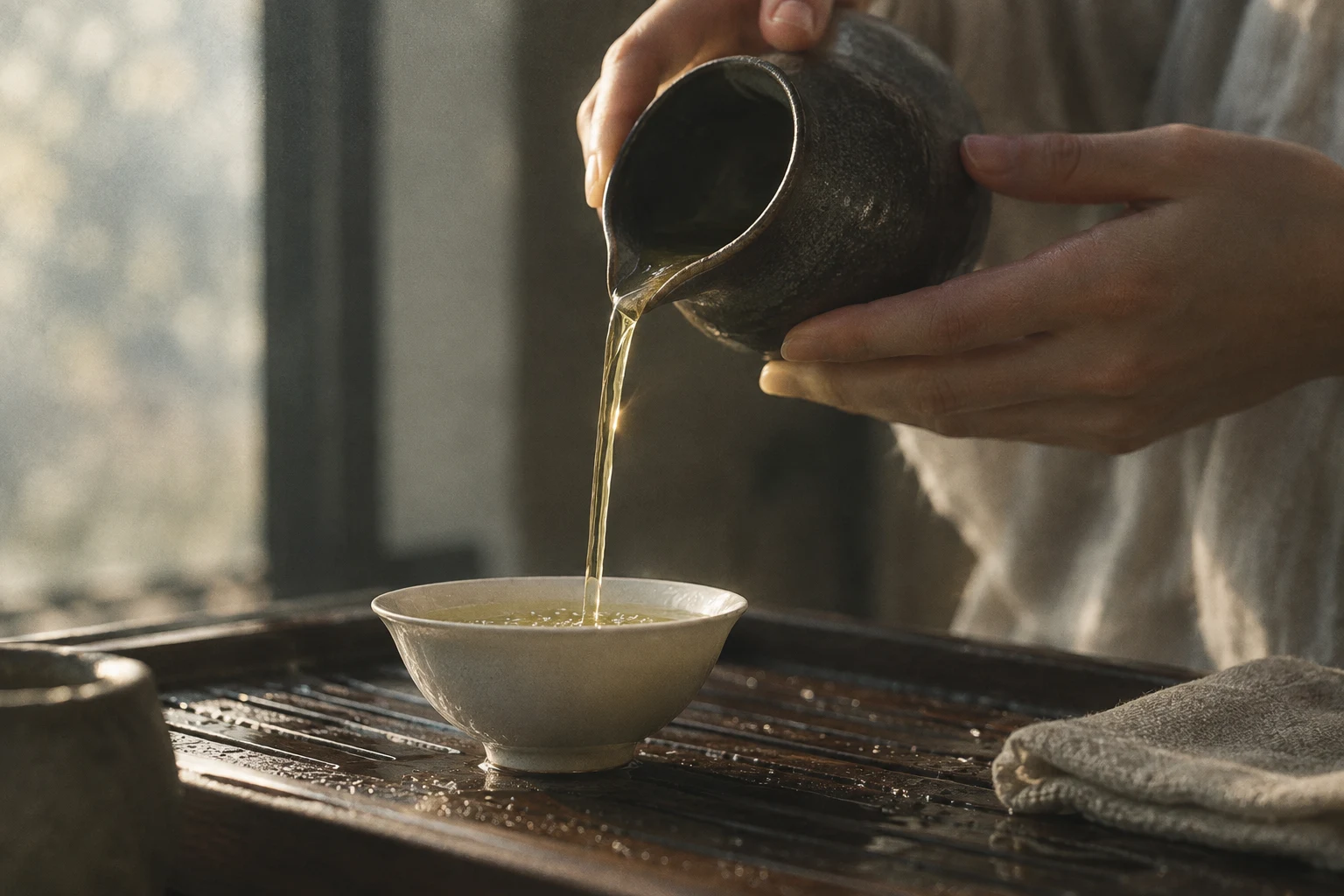 detail for single-estate high-elevation reserve tea