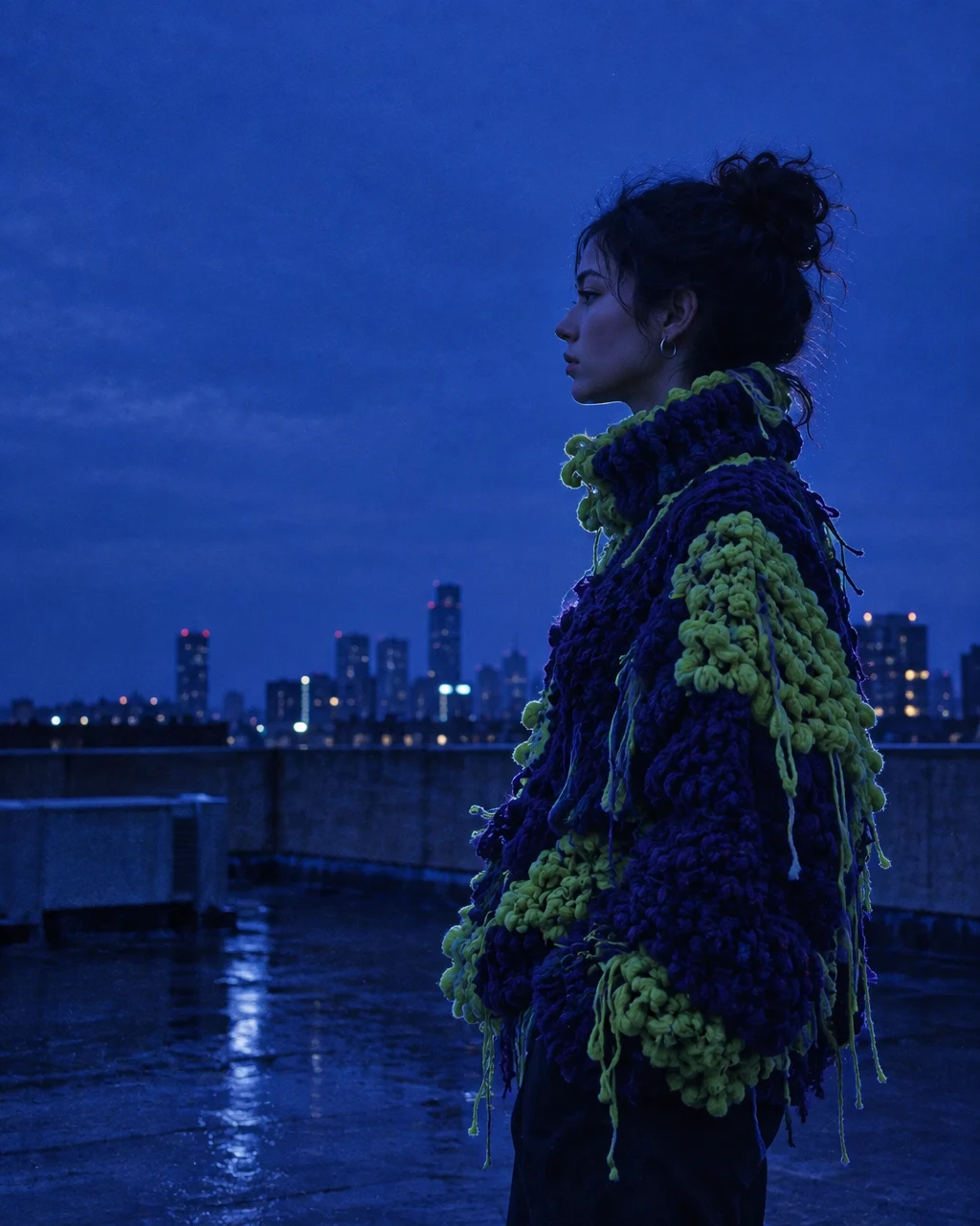 key visual for surreal upcycled knitwear