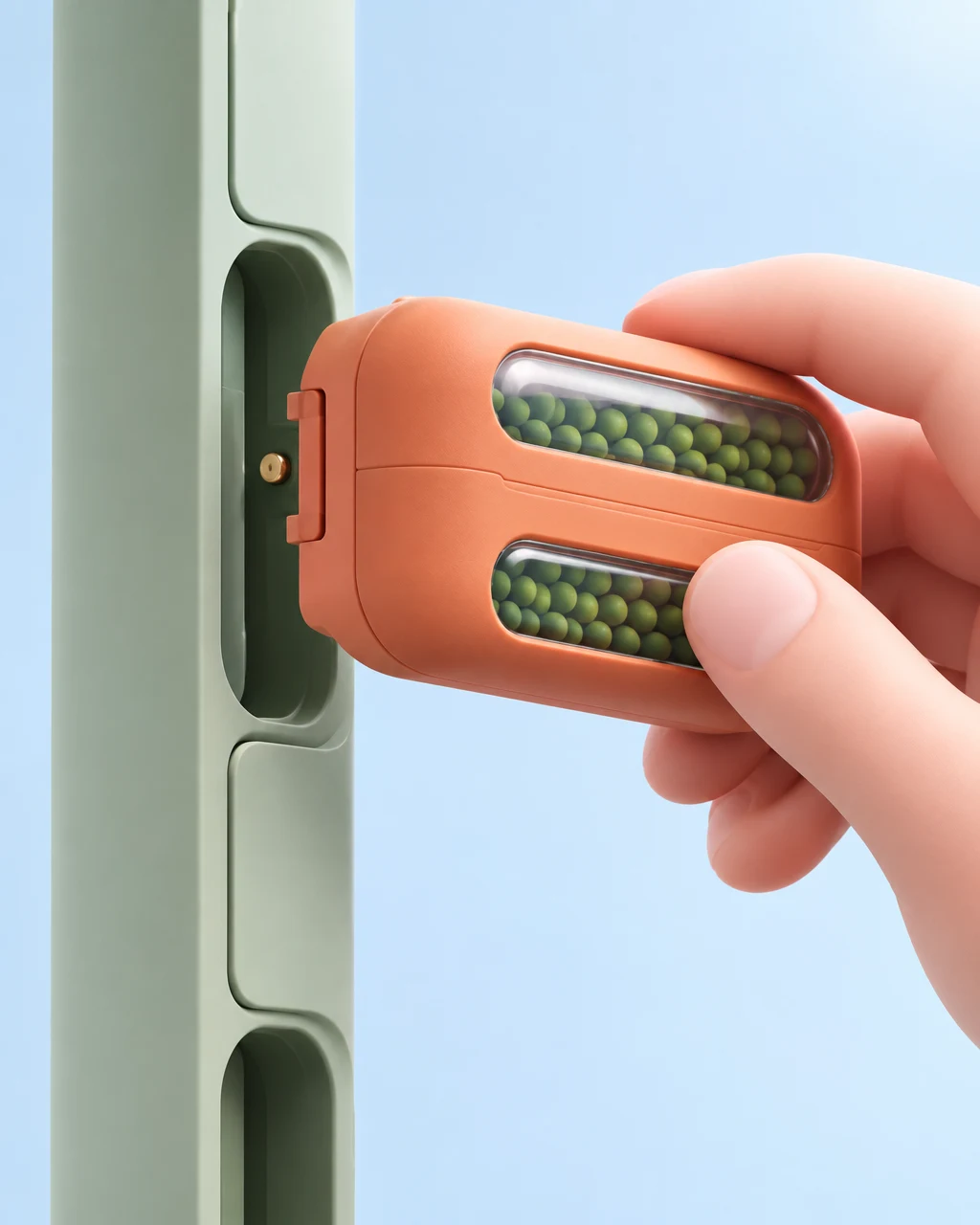 detail for automated vertical farming modules