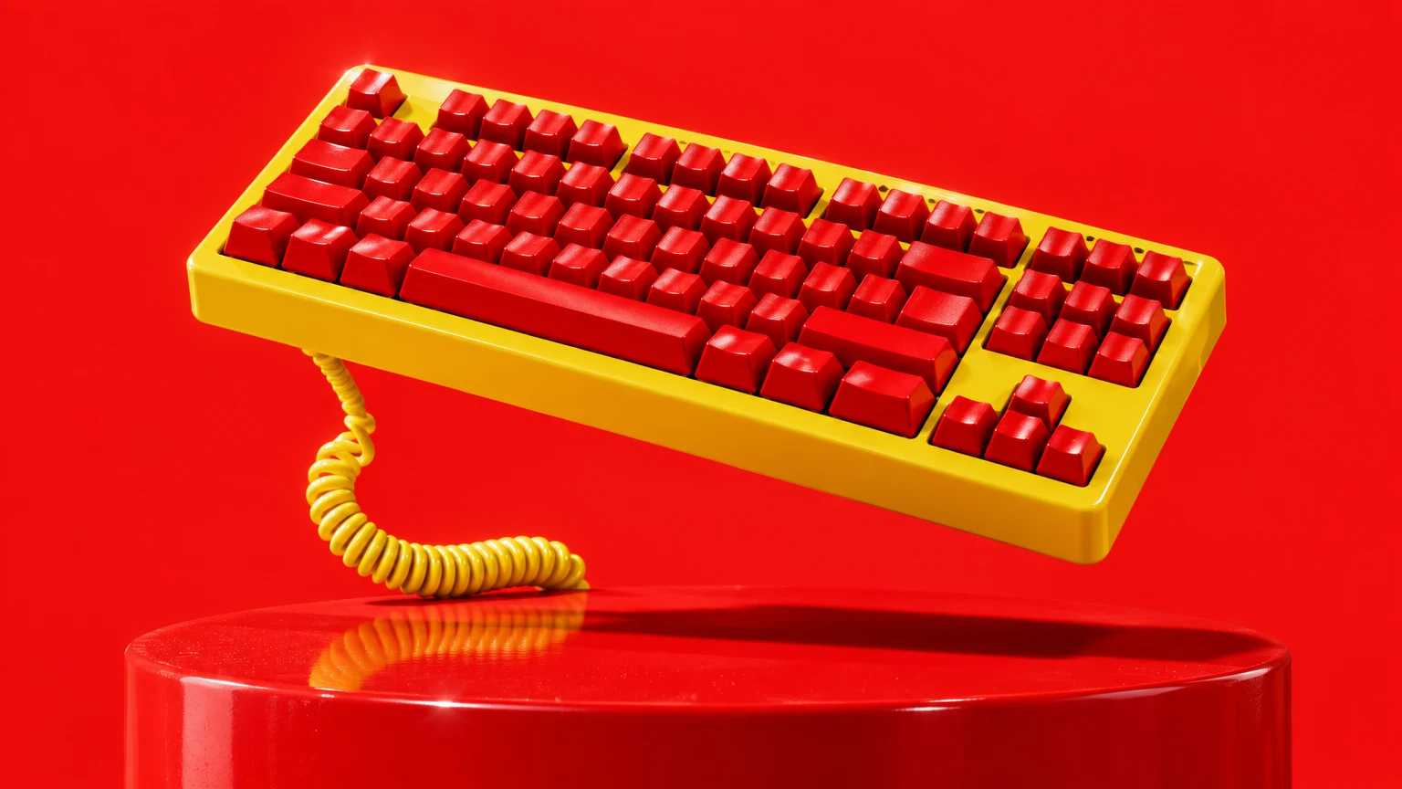 key visual for custom mechanical keyboards and artisan keycaps