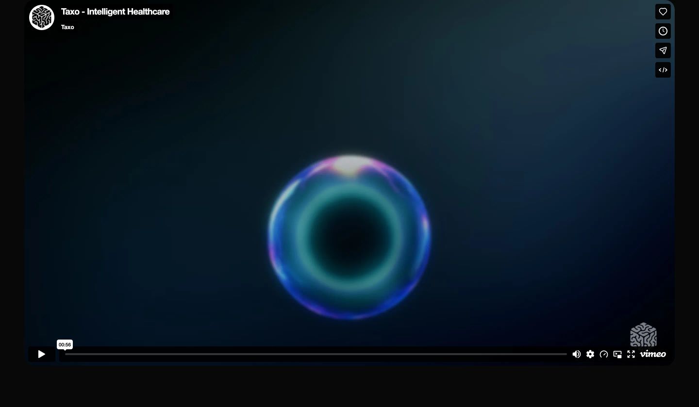 An ethereal dark video presentation featuring a luminous, iridescent orb floating in pitch-black space.