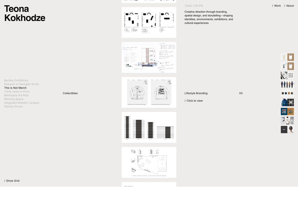 Teona Kokhodze homepage